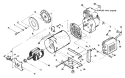 Page D Diagram and Parts List for 9086-0  Briggs and Stratton Generator